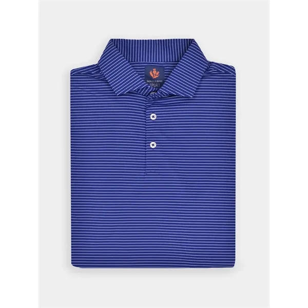 Donald Ross Clark Jersey Micro Stripe Polo - Donald Ross Clark Jersey Micro Stripe Polo - Image 3 of 3