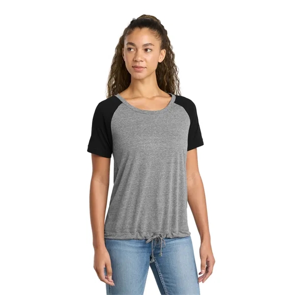 New Era Women's Tri-Blend Performance Cinch Tee. - New Era Women's Tri-Blend Performance Cinch Tee. - Image 9 of 14