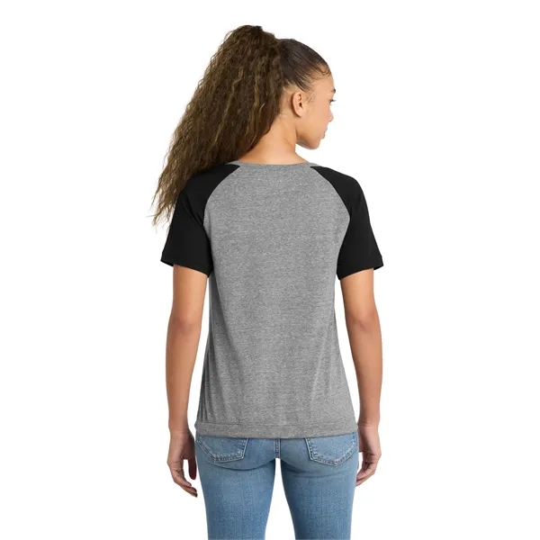 New Era Women's Tri-Blend Performance Cinch Tee. - New Era Women's Tri-Blend Performance Cinch Tee. - Image 11 of 14