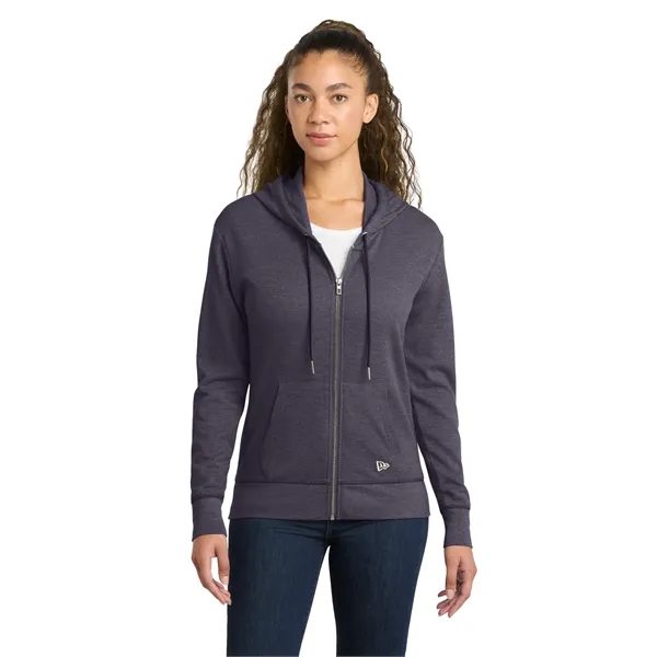 New Era Women's Thermal Full-Zip Hoodie - New Era Women's Thermal Full-Zip Hoodie - Image 5 of 10