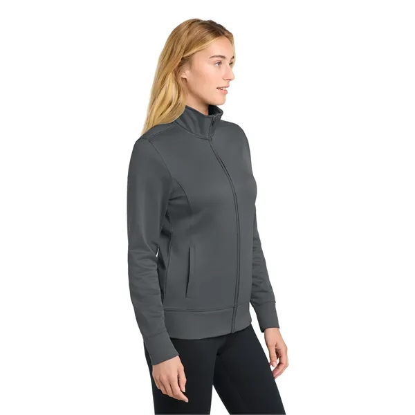 Sport-Tek Women's Sport-Wick Fleece Full-Zip Jacket. - Sport-Tek Women's Sport-Wick Fleece Full-Zip Jacket. - Image 7 of 40