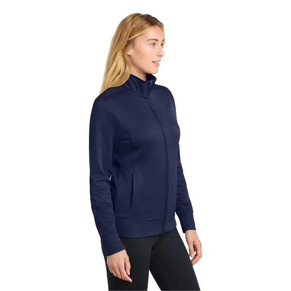 Sport-Tek Women's Sport-Wick Fleece Full-Zip Jacket. - Sport-Tek Women's Sport-Wick Fleece Full-Zip Jacket. - Image 11 of 40