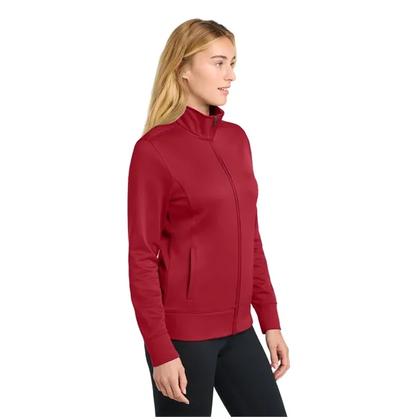 Sport-Tek Women's Sport-Wick Fleece Full-Zip Jacket. - Sport-Tek Women's Sport-Wick Fleece Full-Zip Jacket. - Image 21 of 40