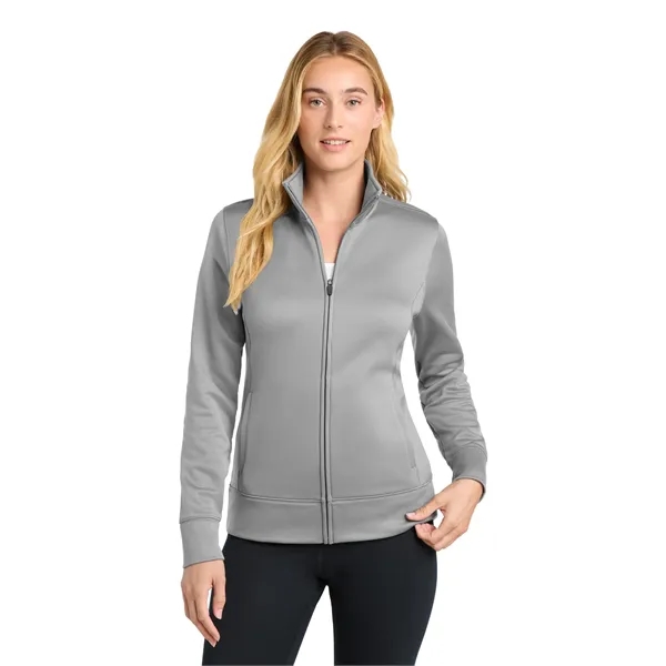 Sport-Tek Women's Sport-Wick Fleece Full-Zip Jacket. - Sport-Tek Women's Sport-Wick Fleece Full-Zip Jacket. - Image 28 of 40
