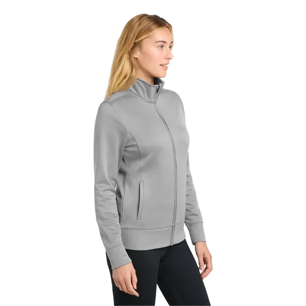 Sport-Tek Women's Sport-Wick Fleece Full-Zip Jacket. - Sport-Tek Women's Sport-Wick Fleece Full-Zip Jacket. - Image 30 of 40