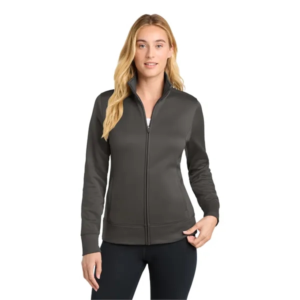 Sport-Tek Women's Sport-Wick Fleece Full-Zip Jacket. - Sport-Tek Women's Sport-Wick Fleece Full-Zip Jacket. - Image 32 of 40