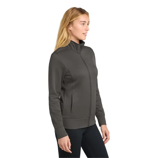 Sport-Tek Women's Sport-Wick Fleece Full-Zip Jacket. - Sport-Tek Women's Sport-Wick Fleece Full-Zip Jacket. - Image 35 of 40