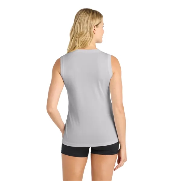 Sport-Tek Women's Sleeveless PosiCharge Competitor V-Neck... - Sport-Tek Women's Sleeveless PosiCharge Competitor V-Neck... - Image 7 of 25