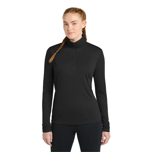 Sport-Tek Women's PosiCharge Competitor 1/4-Zip Pullover. - Sport-Tek Women's PosiCharge Competitor 1/4-Zip Pullover. - Image 0 of 40