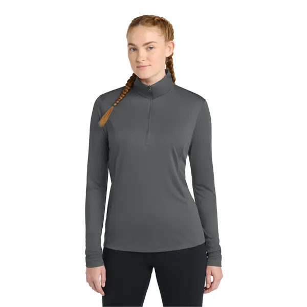 Sport-Tek Women's PosiCharge Competitor 1/4-Zip Pullover. - Sport-Tek Women's PosiCharge Competitor 1/4-Zip Pullover. - Image 11 of 40