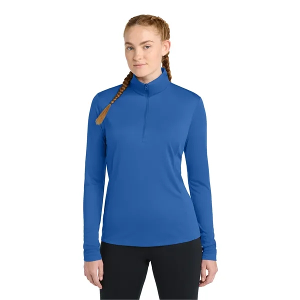Sport-Tek Women's PosiCharge Competitor 1/4-Zip Pullover. - Sport-Tek Women's PosiCharge Competitor 1/4-Zip Pullover. - Image 18 of 40