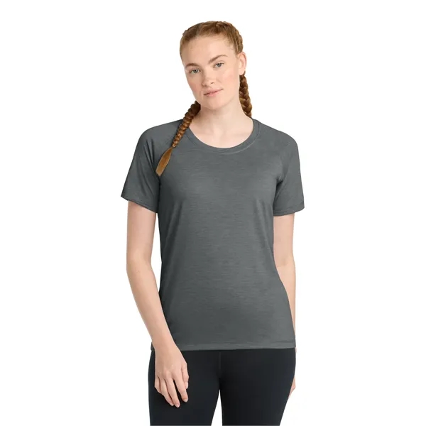 Sport-Tek Women's PosiCharge Tri-Blend Wicking Scoop Neck... - Sport-Tek Women's PosiCharge Tri-Blend Wicking Scoop Neck... - Image 0 of 30