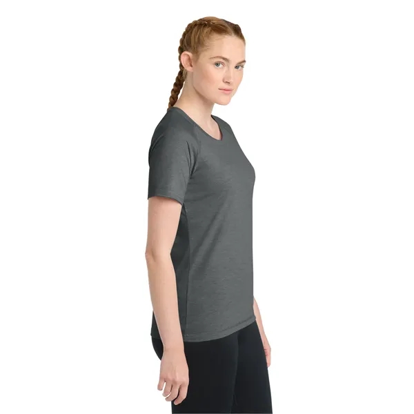 Sport-Tek Women's PosiCharge Tri-Blend Wicking Scoop Neck... - Sport-Tek Women's PosiCharge Tri-Blend Wicking Scoop Neck... - Image 3 of 30