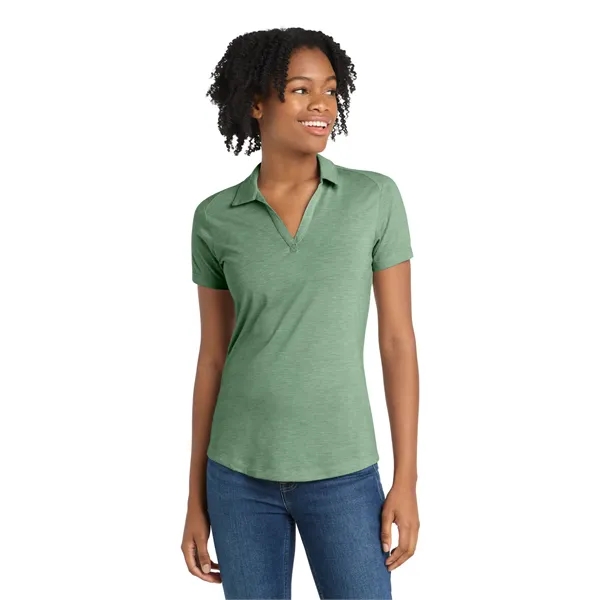 Sport-Tek Women's PosiCharge Tri-Blend Wicking Polo. - Sport-Tek Women's PosiCharge Tri-Blend Wicking Polo. - Image 9 of 39
