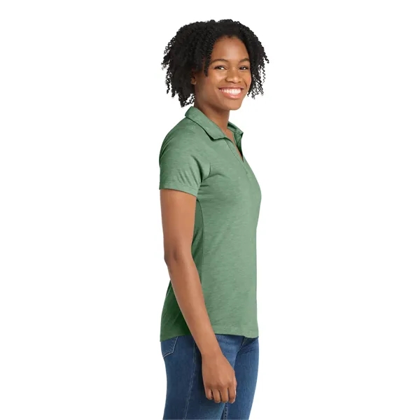 Sport-Tek Women's PosiCharge Tri-Blend Wicking Polo. - Sport-Tek Women's PosiCharge Tri-Blend Wicking Polo. - Image 12 of 39