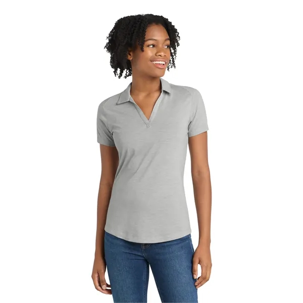 Sport-Tek Women's PosiCharge Tri-Blend Wicking Polo. - Sport-Tek Women's PosiCharge Tri-Blend Wicking Polo. - Image 14 of 39
