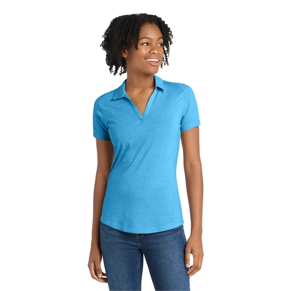 Sport-Tek Women's PosiCharge Tri-Blend Wicking Polo. - Sport-Tek Women's PosiCharge Tri-Blend Wicking Polo. - Image 20 of 39