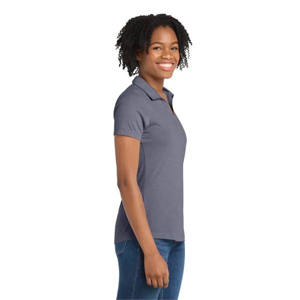 Sport-Tek Women's PosiCharge Tri-Blend Wicking Polo. - Sport-Tek Women's PosiCharge Tri-Blend Wicking Polo. - Image 28 of 39