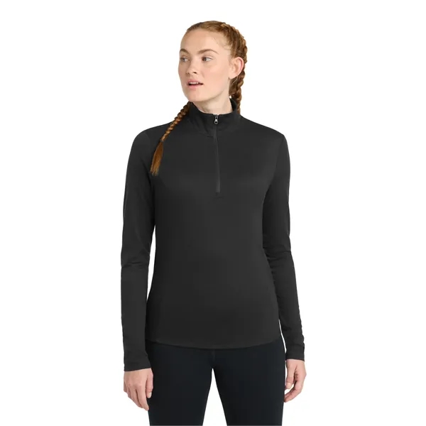 Sport-Tek Women's PosiCharge Tri-Blend Wicking 1/4-Zip Pu... - Sport-Tek Women's PosiCharge Tri-Blend Wicking 1/4-Zip Pu... - Image 0 of 29