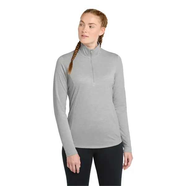 Sport-Tek Women's PosiCharge Tri-Blend Wicking 1/4-Zip Pu... - Sport-Tek Women's PosiCharge Tri-Blend Wicking 1/4-Zip Pu... - Image 11 of 29