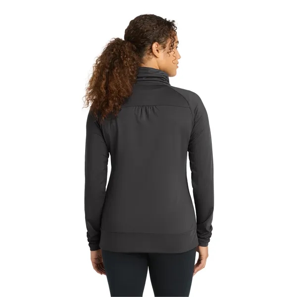Sport-Tek Women's Sport-Wick Stretch Full-Zip Jacket. - Sport-Tek Women's Sport-Wick Stretch Full-Zip Jacket. - Image 6 of 24