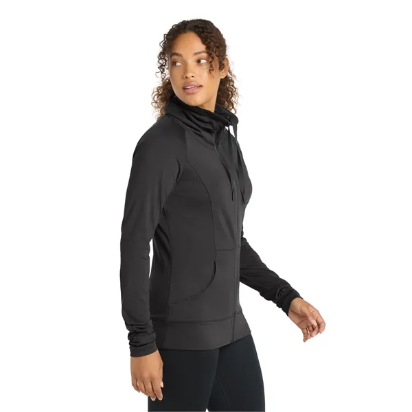 Sport-Tek Women's Sport-Wick Stretch Full-Zip Jacket. - Sport-Tek Women's Sport-Wick Stretch Full-Zip Jacket. - Image 8 of 24