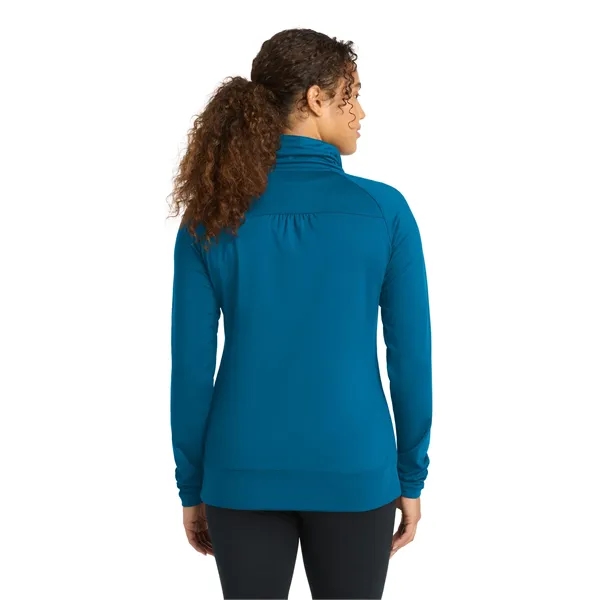 Sport-Tek Women's Sport-Wick Stretch Full-Zip Jacket. - Sport-Tek Women's Sport-Wick Stretch Full-Zip Jacket. - Image 11 of 24