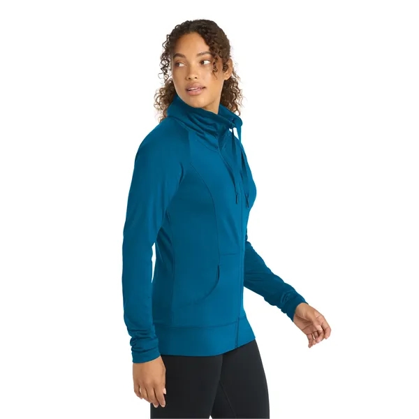 Sport-Tek Women's Sport-Wick Stretch Full-Zip Jacket. - Sport-Tek Women's Sport-Wick Stretch Full-Zip Jacket. - Image 13 of 24