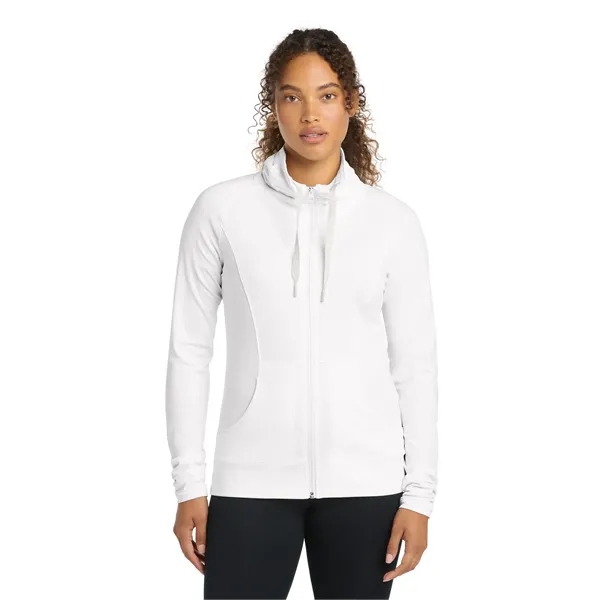 Sport-Tek Women's Sport-Wick Stretch Full-Zip Jacket. - Sport-Tek Women's Sport-Wick Stretch Full-Zip Jacket. - Image 15 of 24