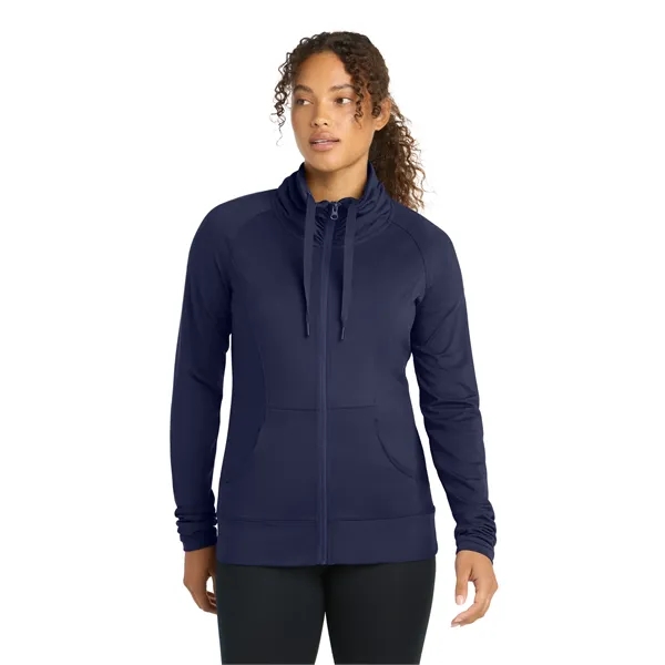 Sport-Tek Women's Sport-Wick Stretch Full-Zip Jacket. - Sport-Tek Women's Sport-Wick Stretch Full-Zip Jacket. - Image 19 of 24
