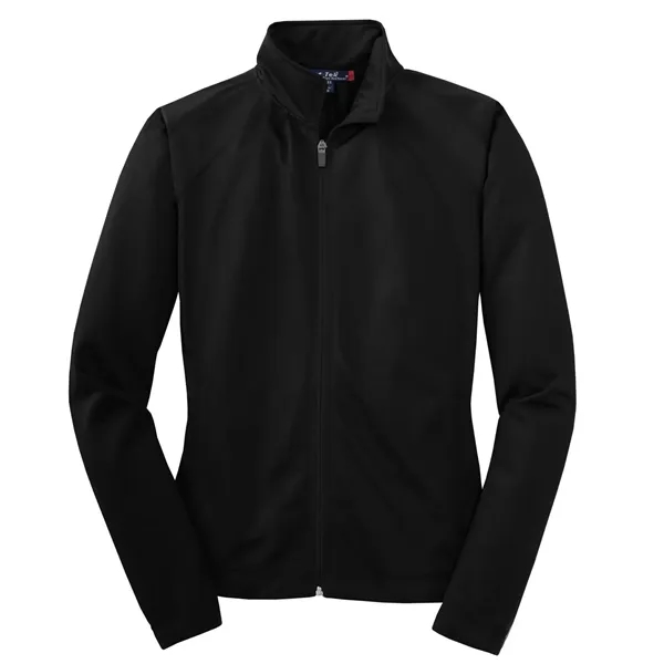 Sport-Tek Women's Tricot Track Jacket. - Sport-Tek Women's Tricot Track Jacket. - Image 3 of 13