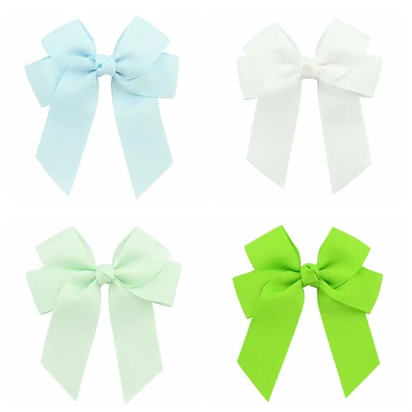 Kids Ribbon Bow Hair Clips - Kids Ribbon Bow Hair Clips - Image 1 of 7