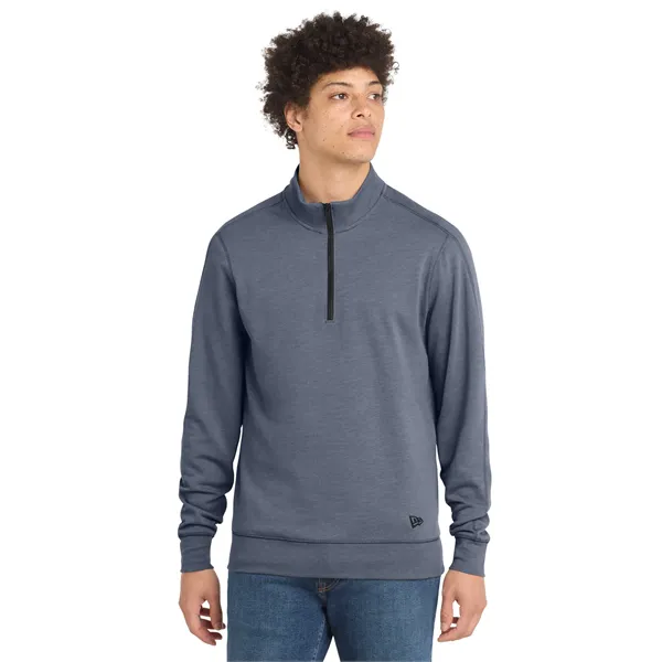 New Era Tri-Blend Fleece 1/4-Zip Pullover. - New Era Tri-Blend Fleece 1/4-Zip Pullover. - Image 4 of 18