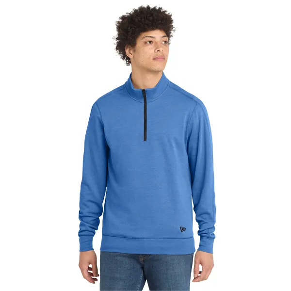 New Era Tri-Blend Fleece 1/4-Zip Pullover. - New Era Tri-Blend Fleece 1/4-Zip Pullover. - Image 9 of 18