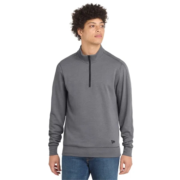 New Era Tri-Blend Fleece 1/4-Zip Pullover. - New Era Tri-Blend Fleece 1/4-Zip Pullover. - Image 16 of 18