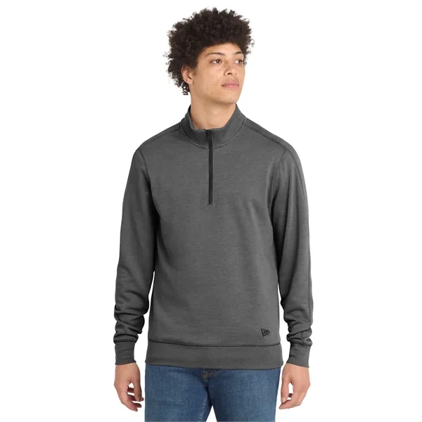 New Era Tri-Blend Fleece 1/4-Zip Pullover.