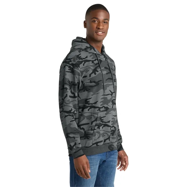 Port & Co Core Fleece Camo Pullover Hooded Sweatshirt. - Port & Co Core Fleece Camo Pullover Hooded Sweatshirt. - Image 32 of 38