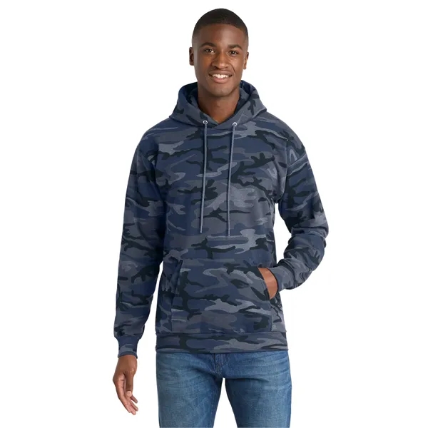 Port & Co Core Fleece Camo Pullover Hooded Sweatshirt. - Port & Co Core Fleece Camo Pullover Hooded Sweatshirt. - Image 35 of 38