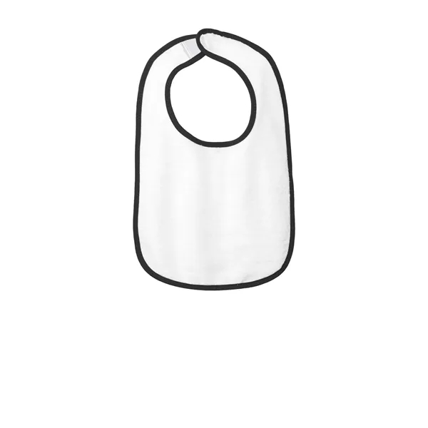 Rabbit Skins Infant Contrast Trim Terry Bib. - Rabbit Skins Infant Contrast Trim Terry Bib. - Image 0 of 7