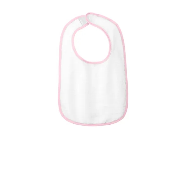 Rabbit Skins Infant Contrast Trim Terry Bib. - Rabbit Skins Infant Contrast Trim Terry Bib. - Image 4 of 7
