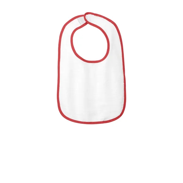 Rabbit Skins Infant Contrast Trim Terry Bib. - Rabbit Skins Infant Contrast Trim Terry Bib. - Image 5 of 7