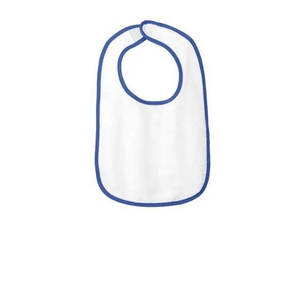 Rabbit Skins Infant Contrast Trim Terry Bib. - Rabbit Skins Infant Contrast Trim Terry Bib. - Image 6 of 7