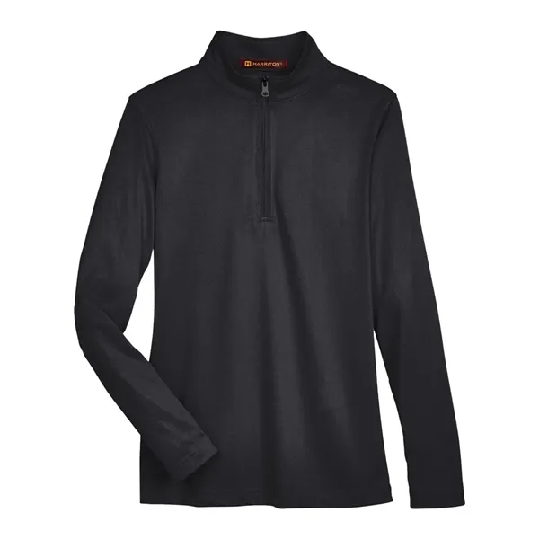 Harriton Women's Advantage Snag Protection Plus Quarter-Z...