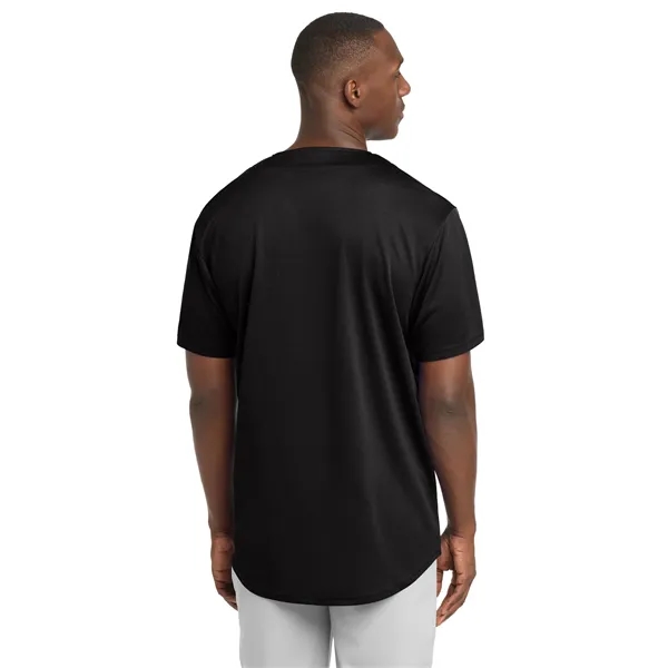 Sport-Tek PosiCharge Tough Mesh Full-Button Jersey. - Sport-Tek PosiCharge Tough Mesh Full-Button Jersey. - Image 2 of 29