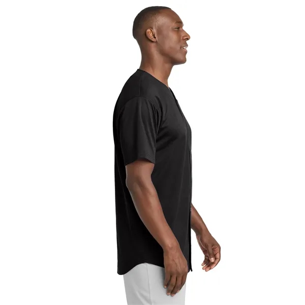 Sport-Tek PosiCharge Tough Mesh Full-Button Jersey. - Sport-Tek PosiCharge Tough Mesh Full-Button Jersey. - Image 3 of 29