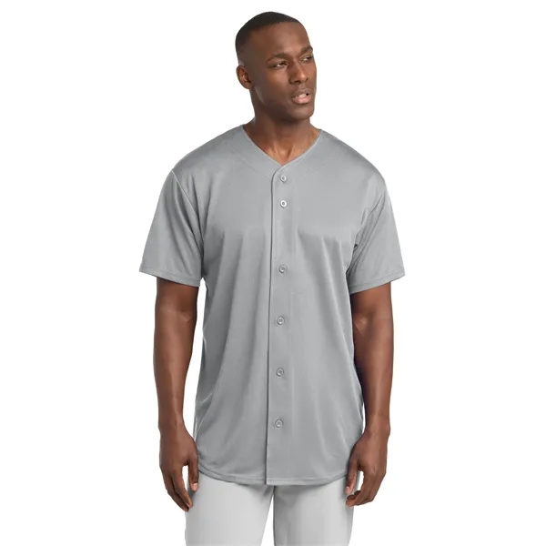 Sport-Tek PosiCharge Tough Mesh Full-Button Jersey. - Sport-Tek PosiCharge Tough Mesh Full-Button Jersey. - Image 5 of 29