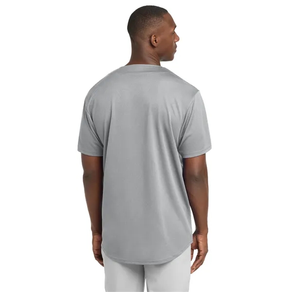 Sport-Tek PosiCharge Tough Mesh Full-Button Jersey. - Sport-Tek PosiCharge Tough Mesh Full-Button Jersey. - Image 6 of 29