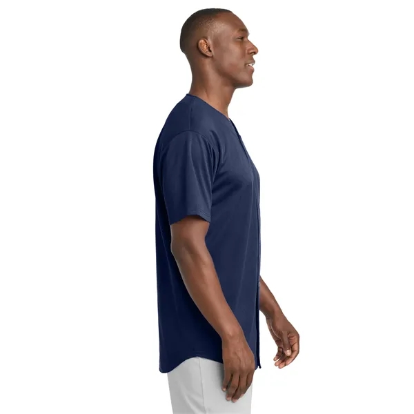 Sport-Tek PosiCharge Tough Mesh Full-Button Jersey. - Sport-Tek PosiCharge Tough Mesh Full-Button Jersey. - Image 10 of 29