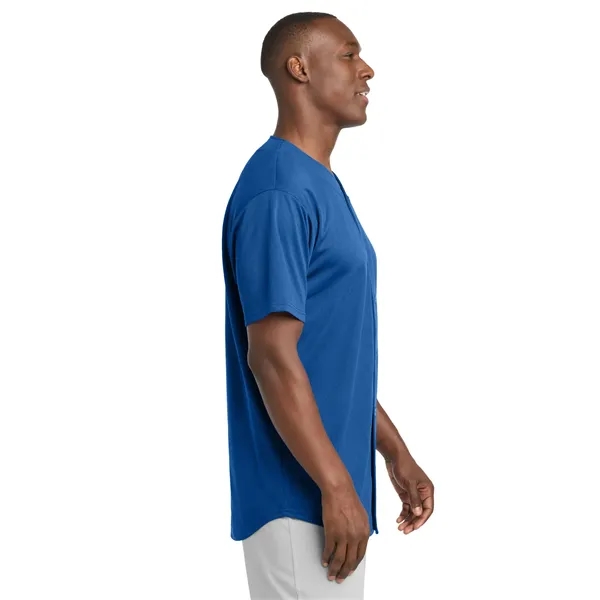 Sport-Tek PosiCharge Tough Mesh Full-Button Jersey. - Sport-Tek PosiCharge Tough Mesh Full-Button Jersey. - Image 16 of 29