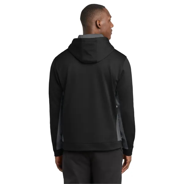 Sport-Tek Sport-Wick Fleece Colorblock Hooded Pullover. - Sport-Tek Sport-Wick Fleece Colorblock Hooded Pullover. - Image 1 of 33